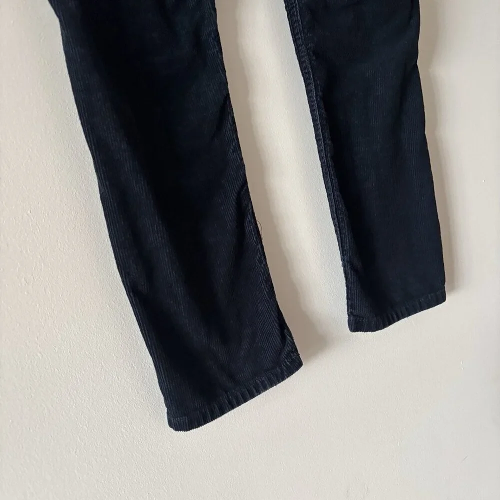 Gap Kids Blue Corduroy Pants Size 7 Straight Fit Holiday Christmas Church School